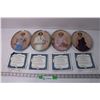 Image 1 : 2X the Bid Price (4) Lady Princess Diana Collectible Plates