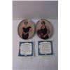 Image 3 : 2X the Bid Price (4) Lady Princess Diana Collectible Plates