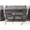 Image 2 : Sanyo C33 Radio and Tape Player and Speakers