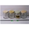 Image 1 : (4) Vintage Jars with Lids