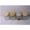 Image 2 : (4) Vintage Jars with Lids