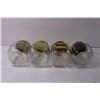 Image 3 : (4) Vintage Jars with Lids