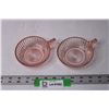 Image 1 : (2) Pieces of Pink Depression Glass