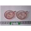 Image 1 : (2) Pieces of Pink Depression Glass