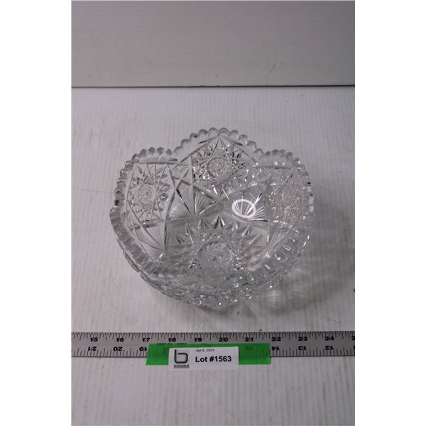 Crystal Decorative Fruit Bowl