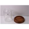 Image 3 : Glass and Wood Display Case