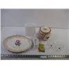 Image 1 : Platter, Measuring Spoons, Sugar Jar +Misc.