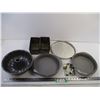 Image 1 : (6) Assorted Pans + Cookie Cutter