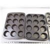Image 2 : (2) Muffin Pans + (2) Mini Muffin Pans
