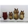 Image 1 : (4) Decorative Ceramic Owls