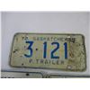 Image 4 : (3)1972 Saskatchewan License Plates