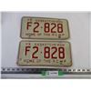 Image 1 : Pair of 1973 Saskatchewan Farm License Plates