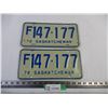 Image 1 : Pair of 1976 Saskatchewan License Plates