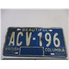 Image 3 : Pair of British Columbia License Plates
