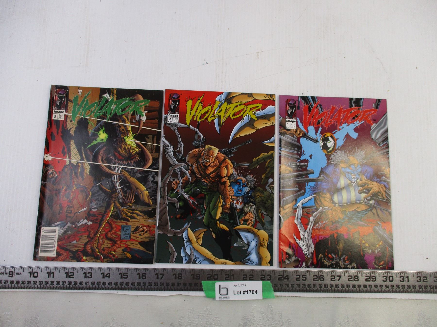 (3) Image Violator (Spawn) Comics - Bodnarus Auctioneering