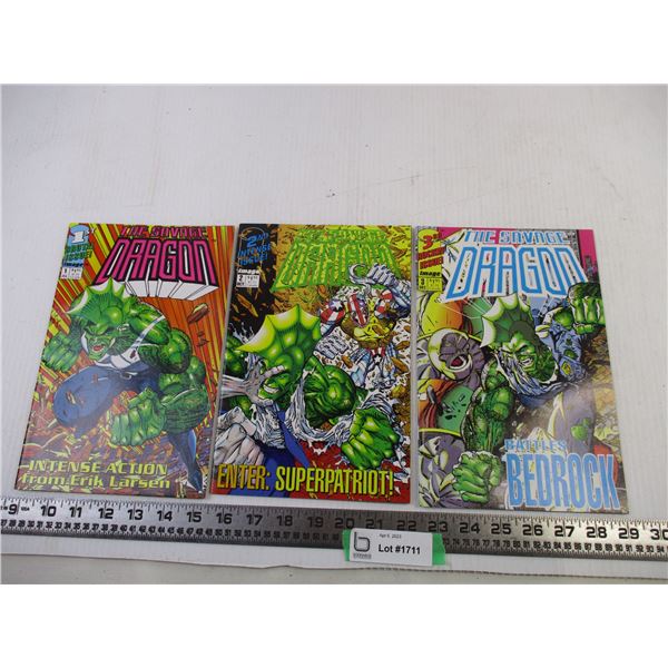 Set of 3 Image Comics (The Savage Dragon 1-3)