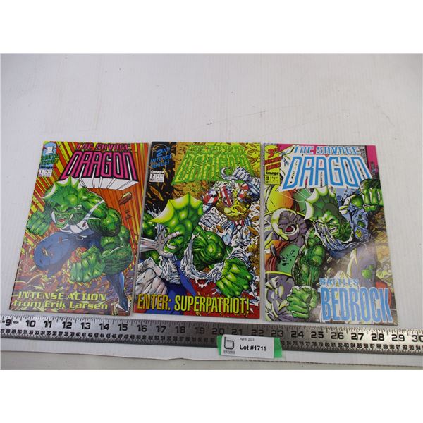 Set of 3 Image Comics (The Savage Dragon 1-3)