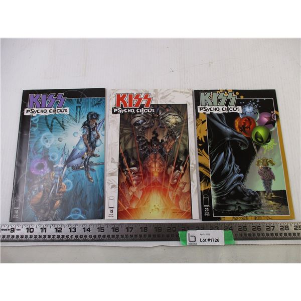 (3) Image Comics (KISS Psycho Circus Comics)