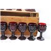 Image 3 : Wooden Crate +(16) Pieces of Avon "Cape Cod" and (3) Candleholders