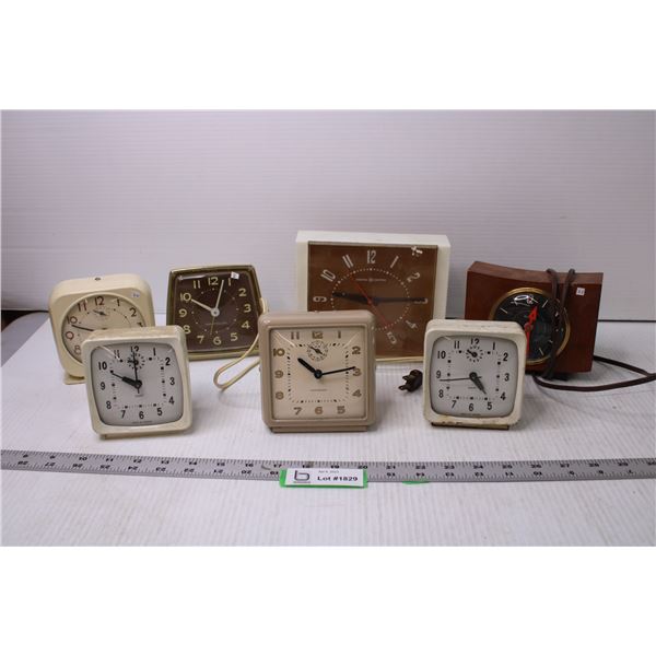 (7) Vintage Alarm Clocks