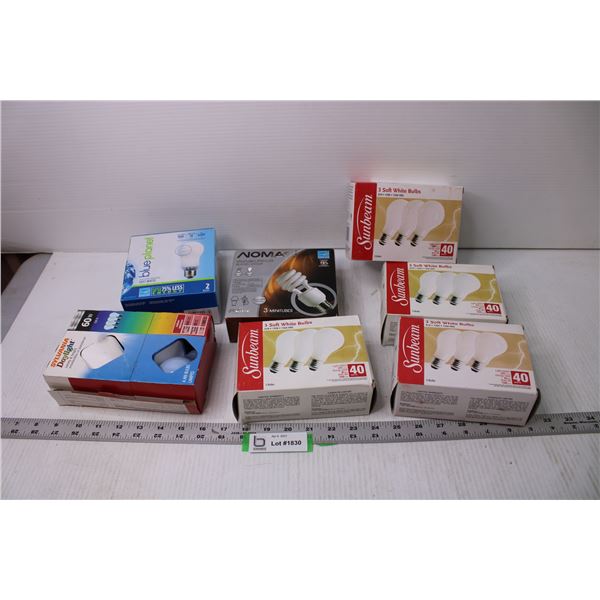 (7) Boxes of Assorted Bulbs\