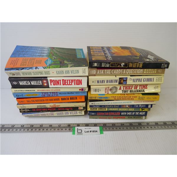 (19) Soft Cover Books - Murder Mystery