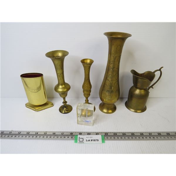 Brass Vases/Holders