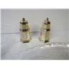Image 2 : (2) Sets of Salt & Pepper Shakers - Glass Dishes