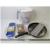 Image 1 : Filter Life Water Jug - Frying Pan - Microwave Plate - Ice Cube Trays - Pair of Wooden Salad Hands