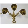 Image 3 : Brass & Glass Wall Mount Candle Stick Holders