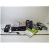 Image 1 : Xbox 360 (untested - missing power cord) (2) Xbox Games