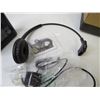 Image 6 : (2) Plantronics Head Sets - Linksys DSL Router