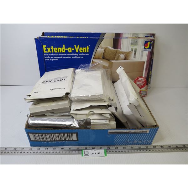 (2) Extend Vent - (11) UPC-X46 Self Laminating Color Print Packs