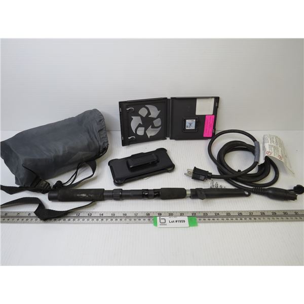 Telescopic Fishing Rod - Otter Box - Dry Bag - Power Cord - DS Game