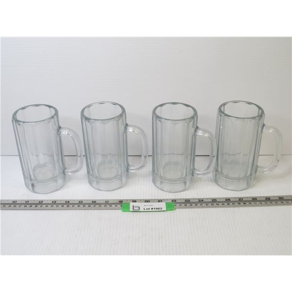 (4) Heavy Drinking Glasses