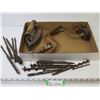 Image 1 : Vintage Iron - (2) Vintage Hand Drills - Drill Bits