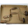 Image 4 : Vintage Iron - (2) Vintage Hand Drills - Drill Bits