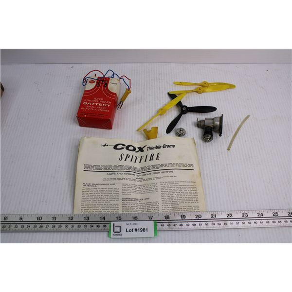 Cox Model Plane Parts