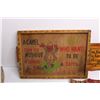 Image 4 : Sterling Confections Crate + (2) Novelty Signs and Set of Placemats/Napkins