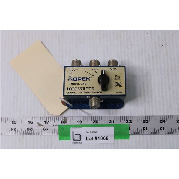 Three Port Antenna Switch - 1000 Watts