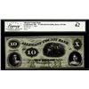 Image 1 : 1862 $10 Allegany County Bank Cumberland, MD Obsolete Note Legacy Choice New 62