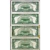 Image 2 : Lot of (4) 1953 $5 Legal Tender and Silver Certificate Notes