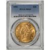 Image 1 : 1893 $20 Liberty Head Double Eagle Gold Coin PCGS MS61