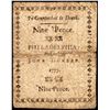 Image 2 : April 10, 1777 Pennsylvania Nine Pence Colonial Currency Note