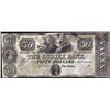 Image 1 : 1800's $50 The Sussex Bank Newton, NJ Obsolete Note