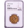 Image 1 : 1843-O $10 Liberty Head Eagle Gold Coin NGC XF40