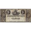 Image 1 : 1841 $5 The Northampton Bank Allentown, PA Obsolete Note