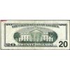 Image 2 : 1996 $20 Federal Reserve Note Partial Offset Error