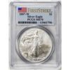 Image 1 : 2007-W $1 Burnished American Silver Eagle Coin PCGS MS70 First Strike