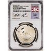 Image 1 : 2014-P $1 Baseball HOF Silver Dollar Coin NGC PF69 Ultra Cameo Nolan Ryan Signature